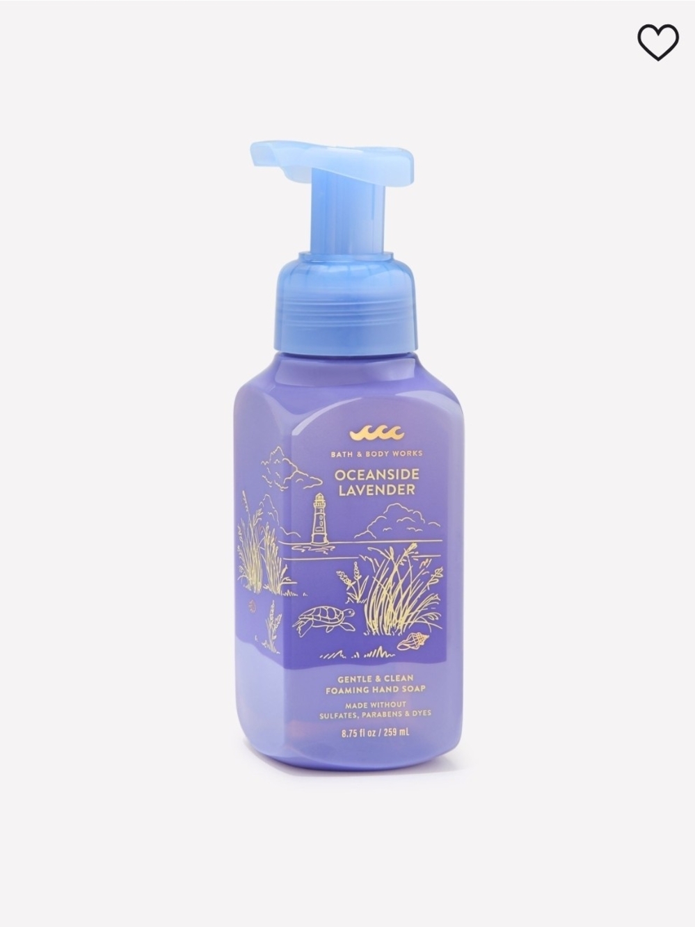 Bath & Body Works Oceanside Lavender Foaming Hand Soap - 8.75 oz